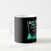 Mug Guitare J'Ai L'Air De Vous Écouter (Devant gauche)
