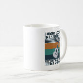 Mug Guitare J'Ai L'Air De Vous Écouter Guita (Devant droit)