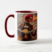 Mug Guitare musicienne Aries Zodiac (Gauche)