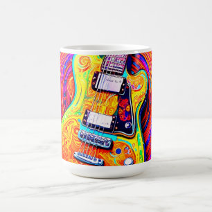 MUG GUITARE PSYCHEDELIQUE