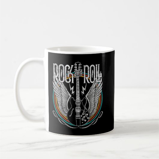 Mug Guitare Rock And Roll Music (Gauche)
