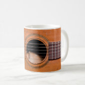 Mug Guitare rustique (Devant droit)