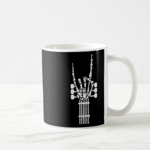 Mug Guitare Skeleton Rock N Roll Rocker Sign Punk Hall