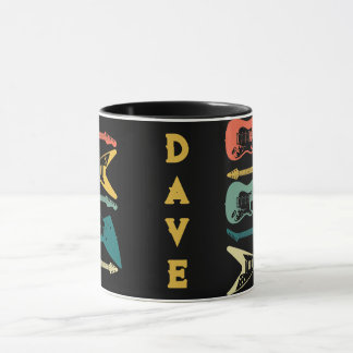 Mug Guitare Vintage personnalisée