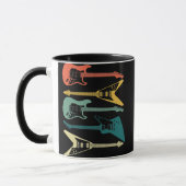Mug Guitare Vintage personnalisée (Gauche)