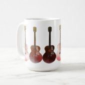 Mug Guitares acoustiques classiques Instrument rustiqu (Devant gauche)