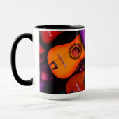 Mug Guitares colorées (Gauche)