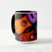 Mug Guitares colorées (Devant gauche)