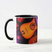 Mug Guitares colorées (Gauche)