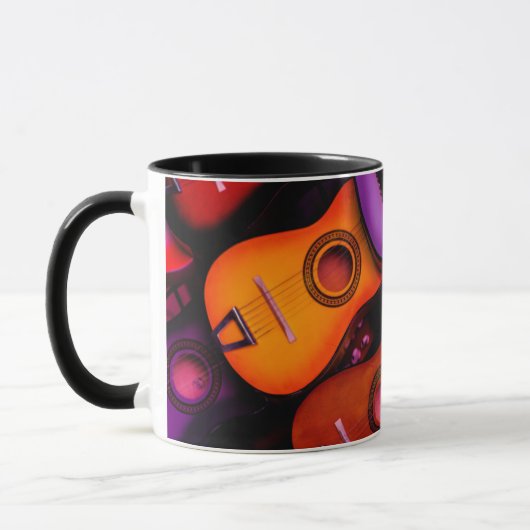 Mug Guitares colorées (Gauche)