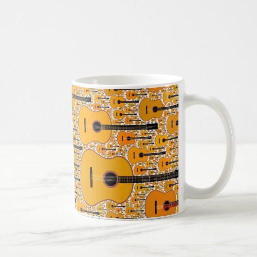 Mug guitares de fractale (Droite)