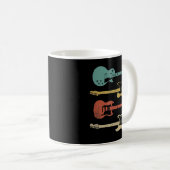 Mug Guitares Électriques Vintage (Devant droit)