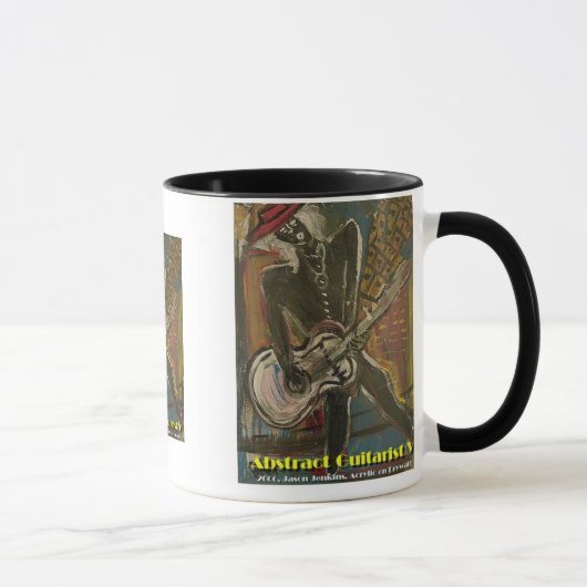 Mug guitariste abstrait V (Droite)