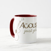 Mug Guitariste acoustique (Devant gauche)