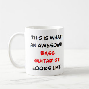 Mug guitariste de basse, génial