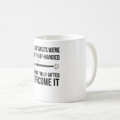 Mug Guitariste gaucher gaucher (Devant droit)