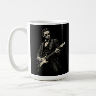 Mug Guitariste génial de Lincoln Gravure vintage