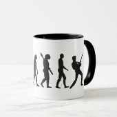 Mug Guitariste guitariste évolution  (Devant droit)