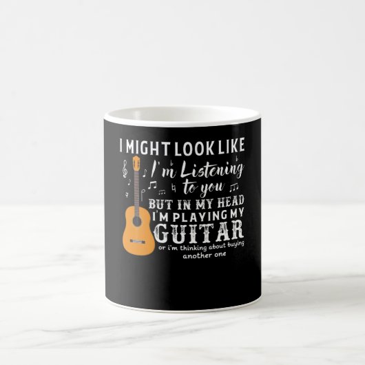 Mug Guitariste Lecteur Guitare Electric Drôle Idée cad (Centre)
