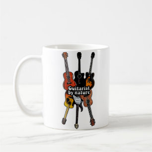 Mug Guitariste par nature.rétro Guitares colorées vint