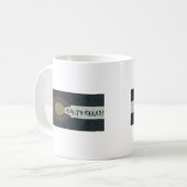 Mug Gulch de Galt - conception combinée blanche et (Devant gauche)