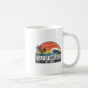 Mug Gulf Of Us America Est 2025 Retro Vintage Beach _7