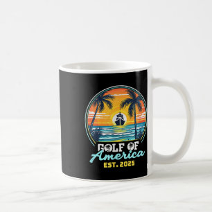 Mug Gulf Of Usa America Shirt Est 2025 Retro Vintage B