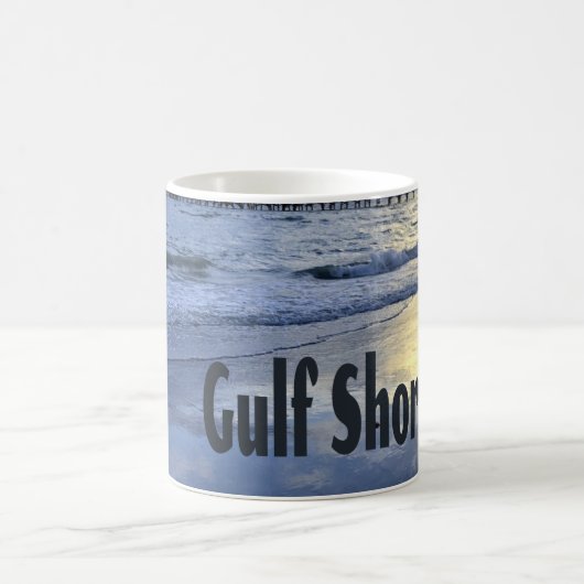 Mug Gulf Shores Alabama Beach Sunrise Pier (Centre)