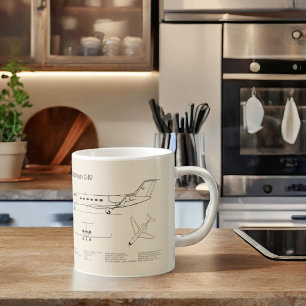 Mug Gulfstream G-IV - Plan directeur de l'avion SD