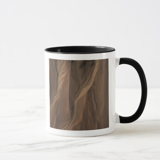 Mug Gullies au bord du cratère Hale, Mars (Droite)