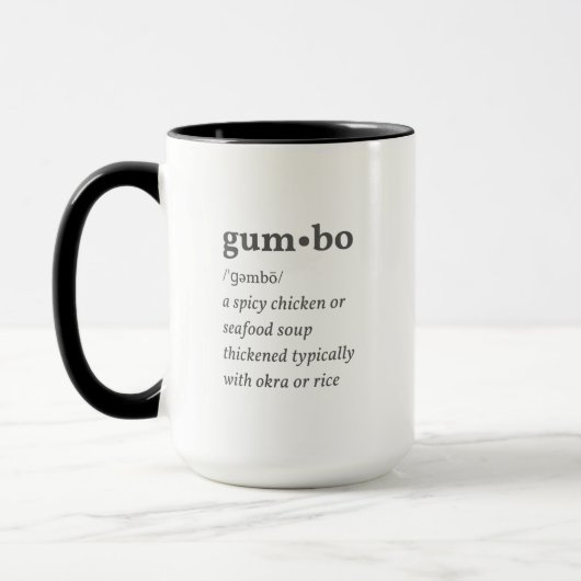 Mug Gumbo (Gauche)
