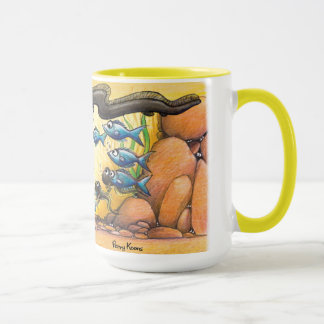 Mug Guppies, têtards de Minnows et muqueuse d'Eel Fish