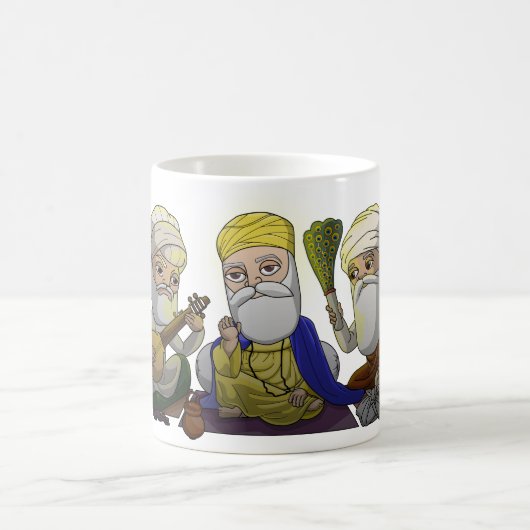 Mug Guru Nanak (Centre)