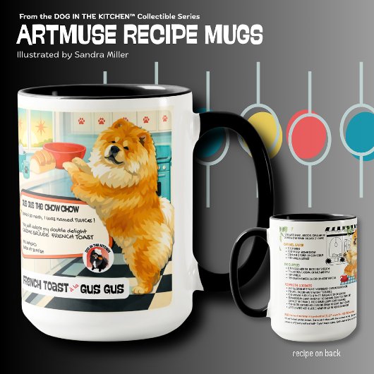 Mug GUS GUSI Chow Art Muse Recipe 