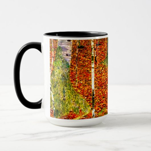 Mug Gustav Klimt Birch Trees (Gauche)