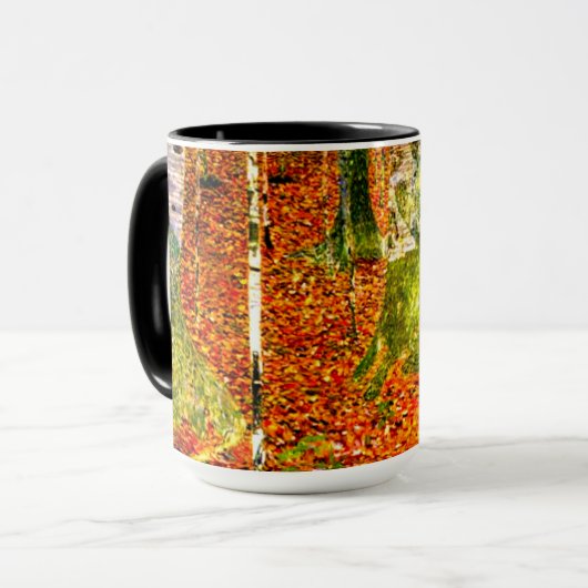 Mug Gustav Klimt Birch Trees (Devant gauche)