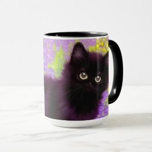 Mug Gustav Klimt Black Kitten