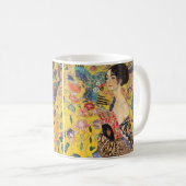 Mug Gustav Klimt - Dame avec ventilateur (Devant droit)