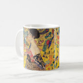 Mug Gustav Klimt - Dame avec ventilateur (Devant gauche)