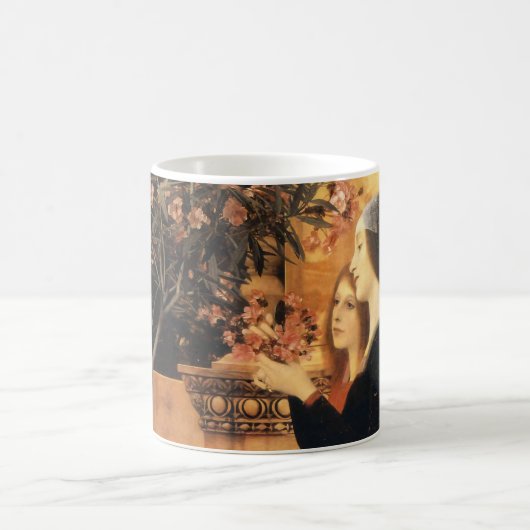 Mug Gustav Klimt-Deux filles avec une Oleander | Vinta (Centre)