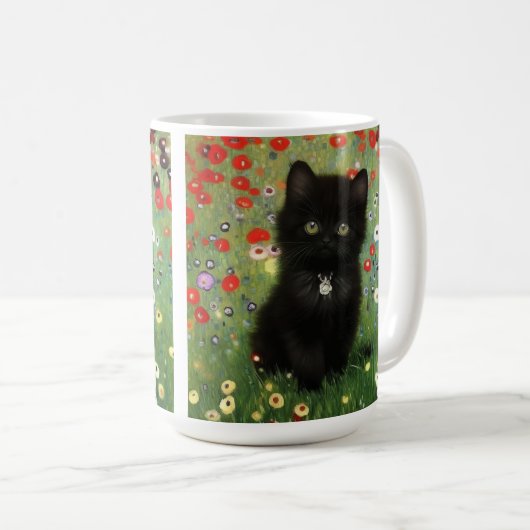 Mug Gustav Klimt Kitten (Devant droit)