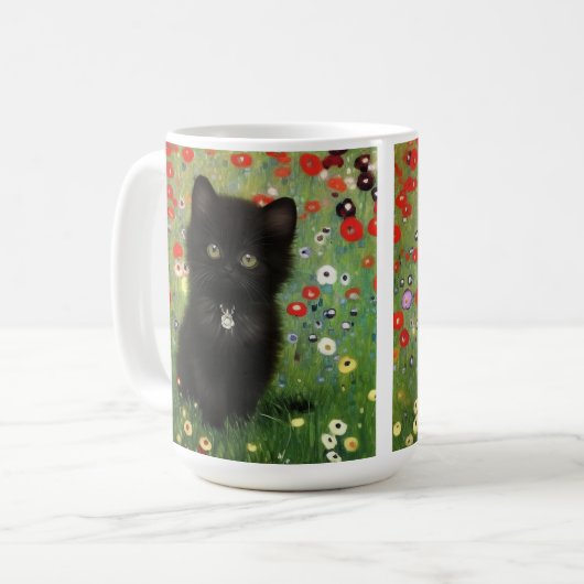 Mug Gustav Klimt Kitten (Devant gauche)