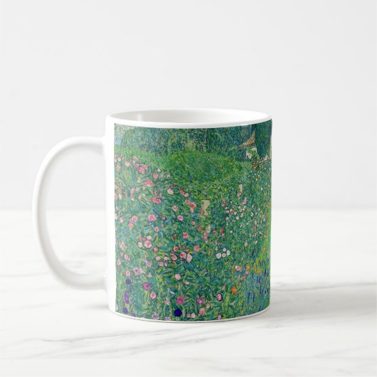 Mug Gustav Klimt - Paysage du jardin italien (Gauche)