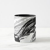 Mug Gustav Klimt - Poisson Sang Surreal Art Japonais (Centre)