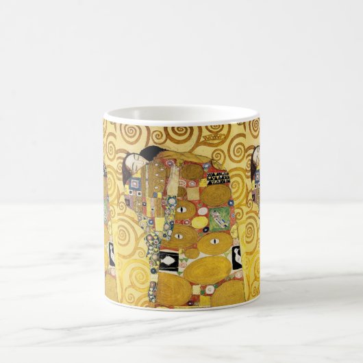Mug Gustav Klimt , “ The hug ” コーヒーマグカップ (Centre)