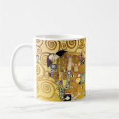 Mug Gustav Klimt , “ The hug ” コーヒーマグカップ (Gauche)