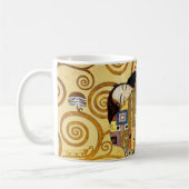 Mug Gustav Klimt , “ The hug ” コーヒーマグカップ (Gauche)