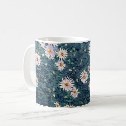 Mug Gustave Caillebotte - Lit de marguerites, détails (Devant gauche)