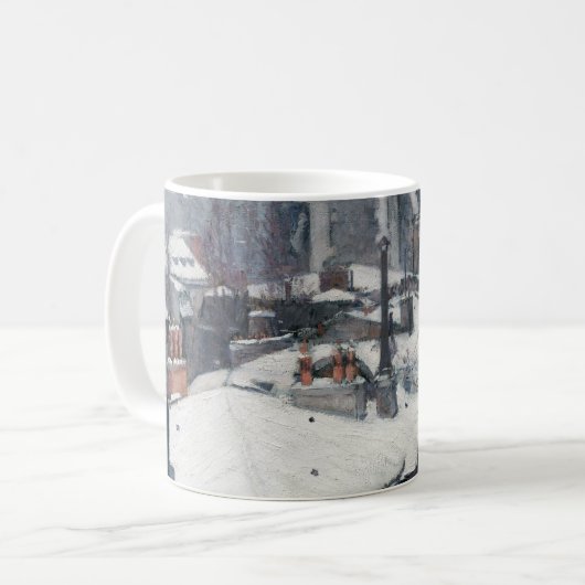 Mug Gustave Caillebotte - Toits sous la neige (Devant gauche)