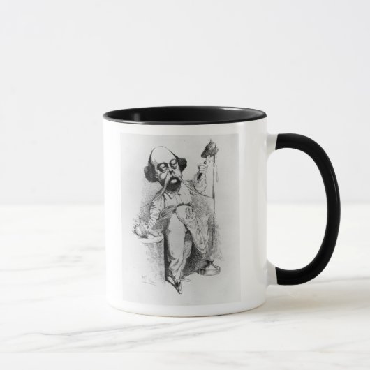 Mug Gustave Flaubert disséquant Madame Bovary (Droite)